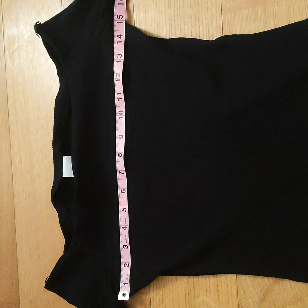 H&M Black Boat Neck Ribbed Top - Picture 3 of 4